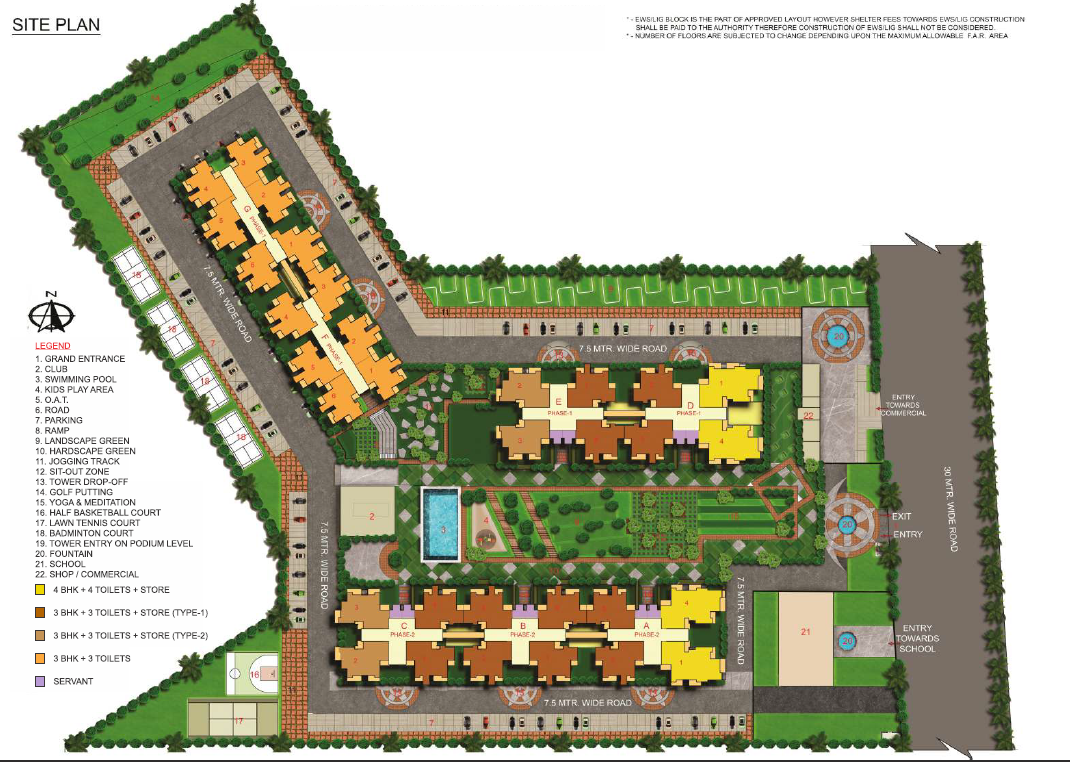 Ramprastha Imperial Heights SitePlan